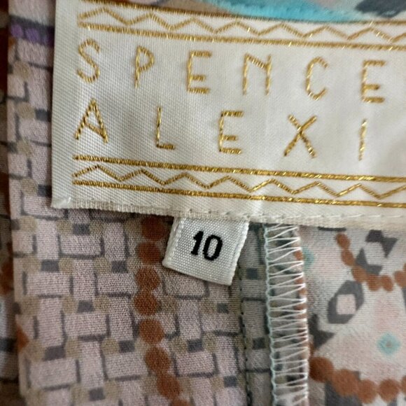 Vintage Spencer Alexis Open Front Kimono Topper Whimsical Fairy Pastels - Picture 5 of 16